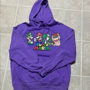 Nintendo Purple Super Mario Sweatshirt